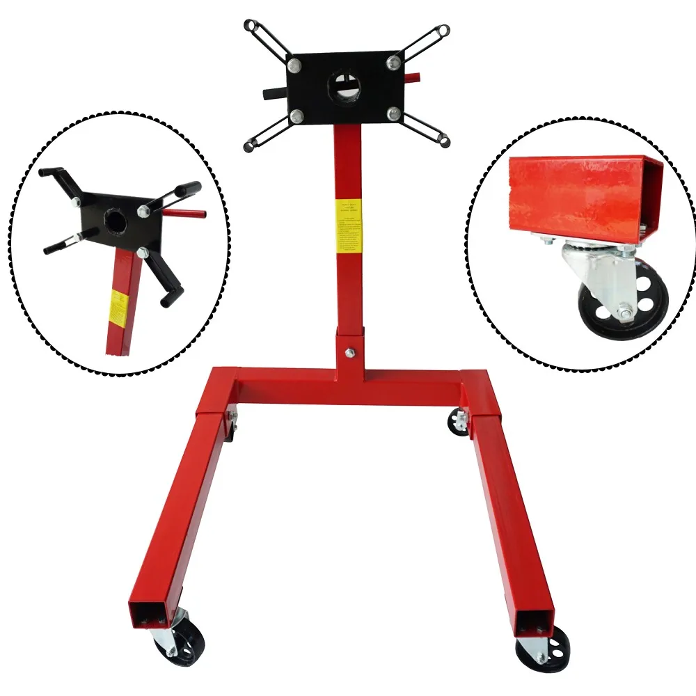 1250lbs Engine Stand | Motor Hoist Dolly Mover Car Auto Repair Rebuild Jack 360°