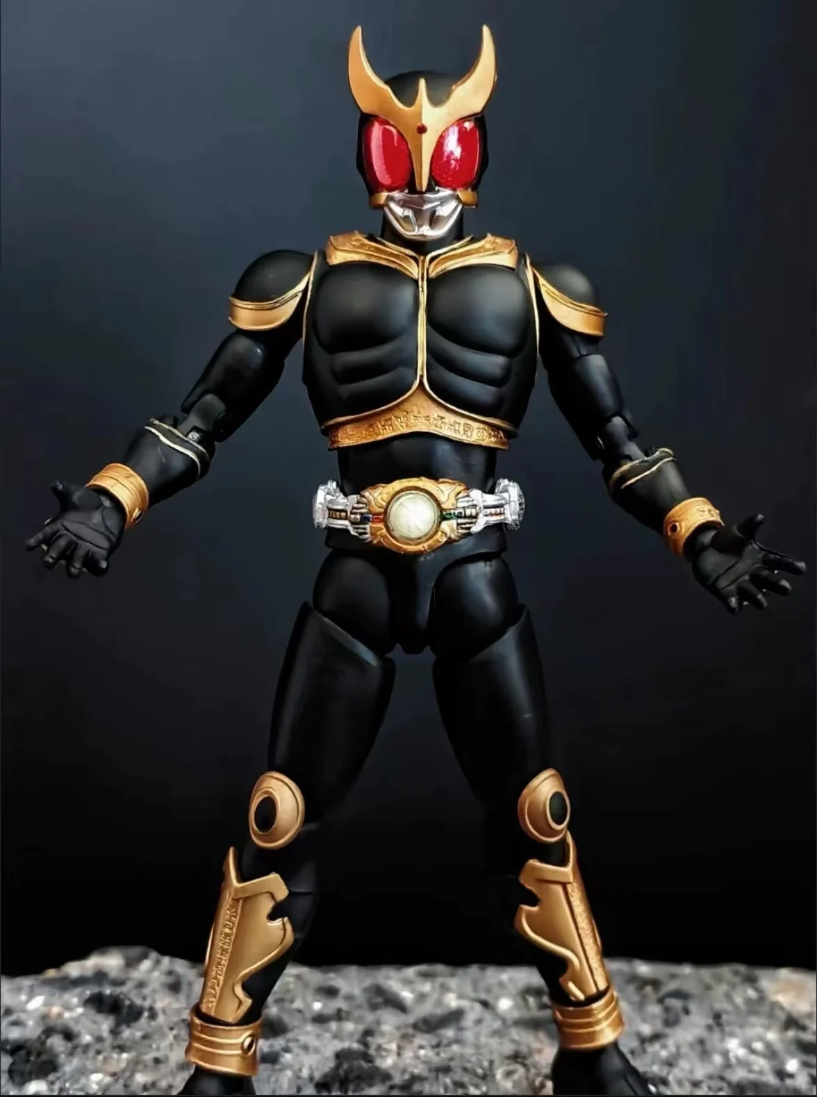 SHF Kamen Rider Ultimate Kuuga Anime Joint Mobility Action Figure PVC Kinderspeelgoed Pop Collectie Cadeau Ornament Handgemaakt Model