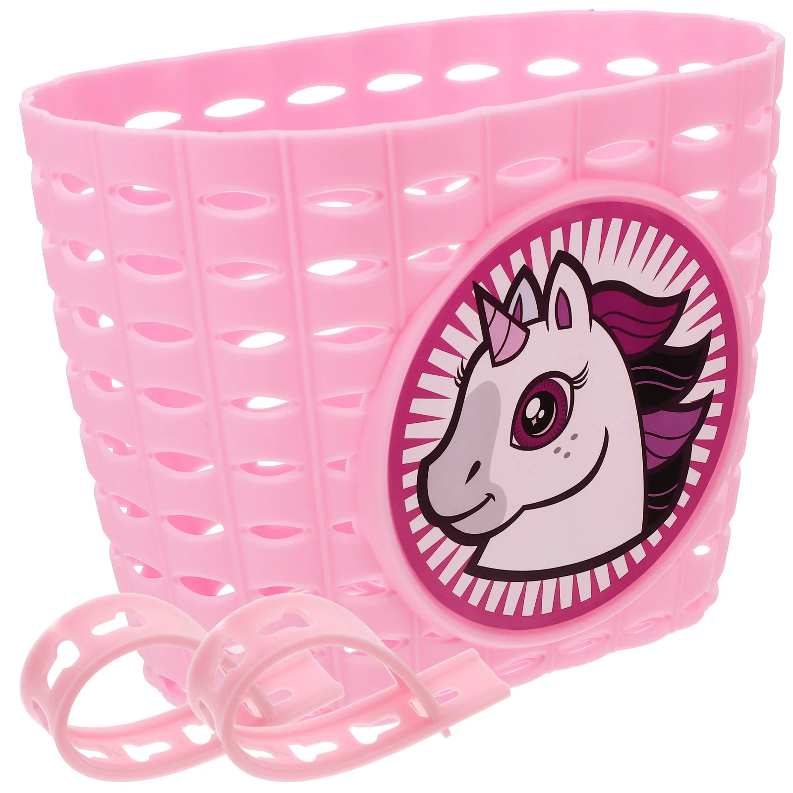 

Bike Front Basket Plastic Durable Storage Container for Scooter Folding Bike Handlebar Organizer