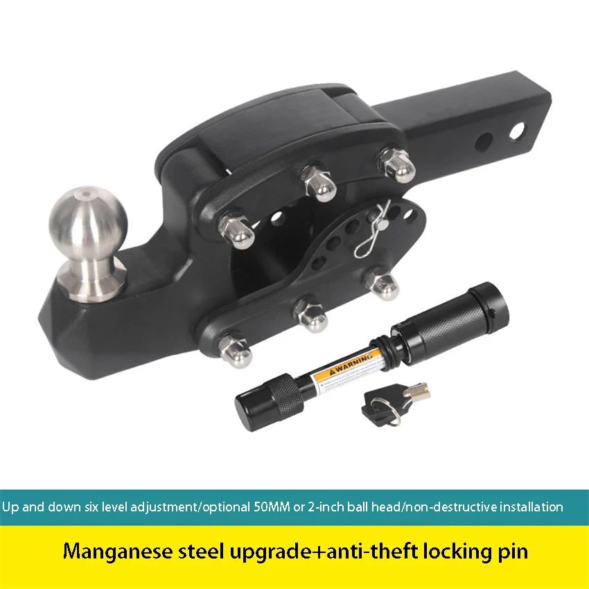 Adjustable Trailer Arm Rogue Hook Accessory Metal Ball Metal Hook Rogue Spherical Towing Hook Modification Upgrade Part