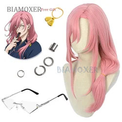 Kaoru Sakurayashiki Cosplay Wigs SK8 the Infinity Cherry Blossom Cosplay glasses Anime Earring Hook Clip Halloween Costume Prop