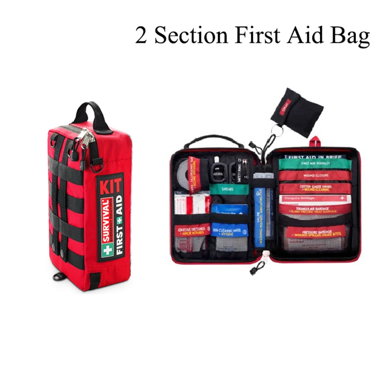 S/M/L Professional First Aid Kit Portable Molle Medical Case for Hiking Camping Travel Survival Emergency kits Trauma Rescue Bag