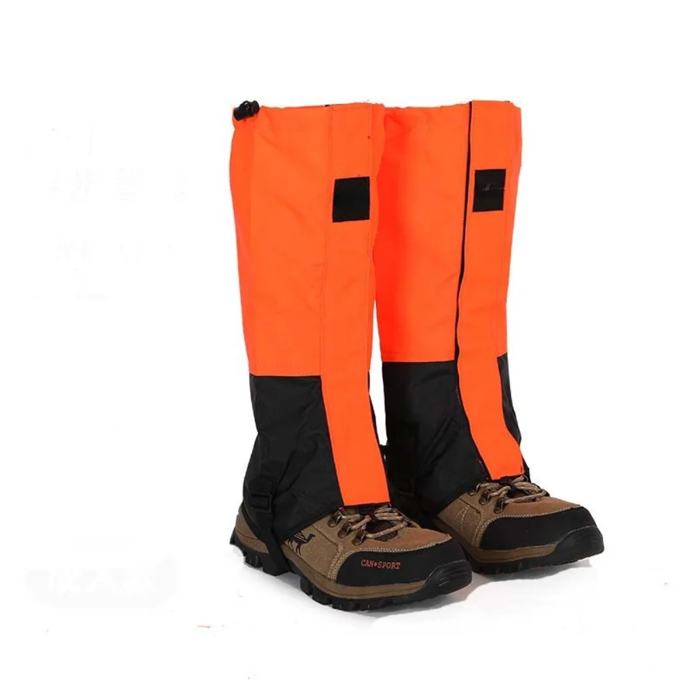 1 Pasang Penutup Kaki Ski Tahan Air Anti Salju Anti Pasir Pelindung Sepatu Bot untuk Musim Dingin Pria/Wanita Aksesori Hiking Luar Ruangan