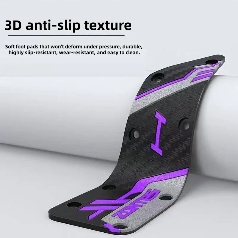 【Precise Fit】FOR ZONTES 150X Foot Pads, Motorcycle Foot Pedal Pads, Rubber Anti-slip, Non-destructive Modification Accessories