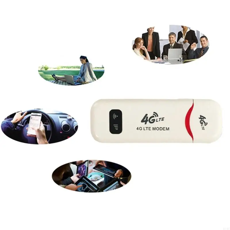 4G LTE โมเด็มออนไลน์ 4G เราเตอร์ไร้สาย USB การเดินทางฮอตสปอตสำหรับกิจกรรมกลางแจ้งการเดินทางธุรกิจการเดินทางสูงสุด 10 ครั้ง WiFi