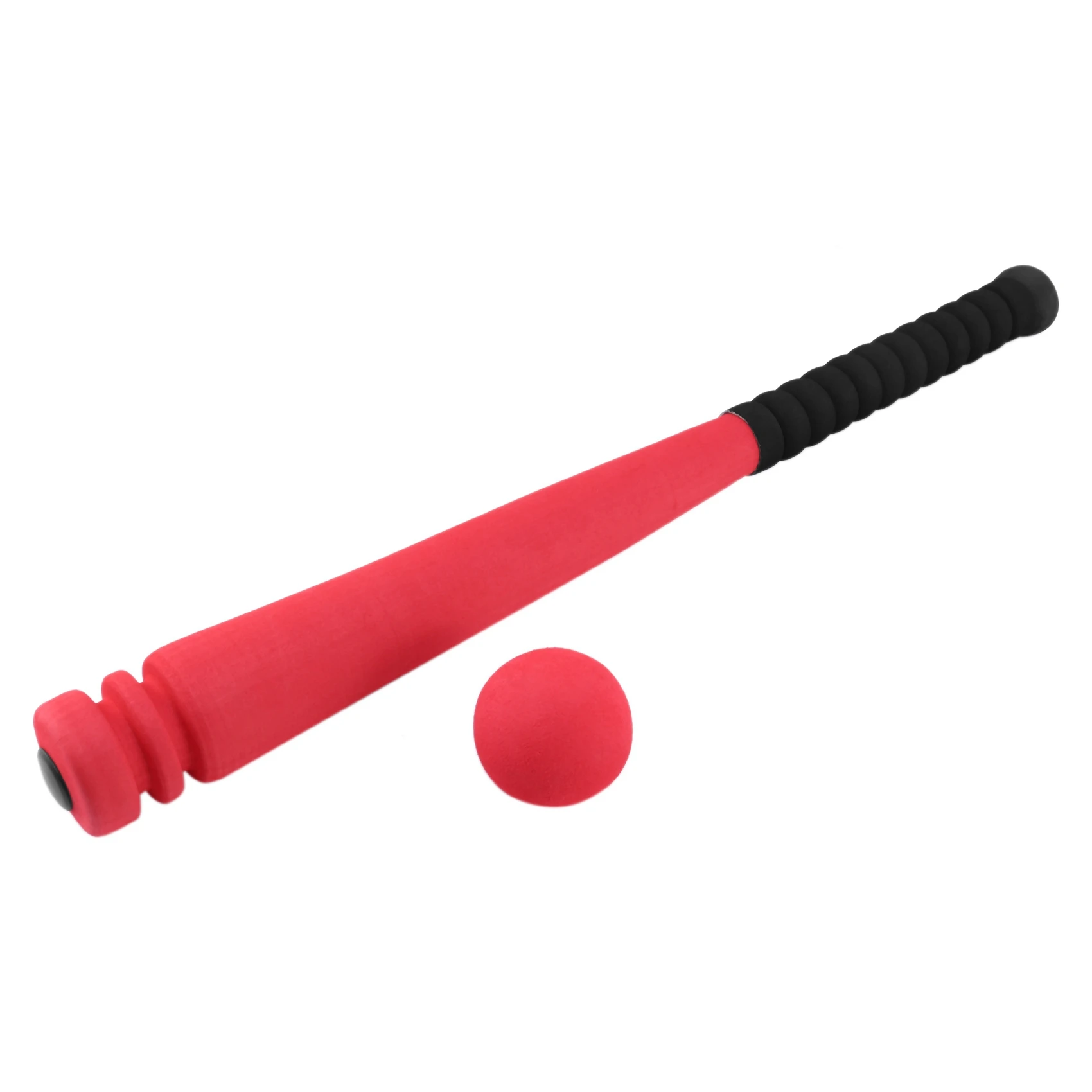 Foam Baseball Bat with Baseball Toy Set for Children Age 3 to 5 Years Old Red