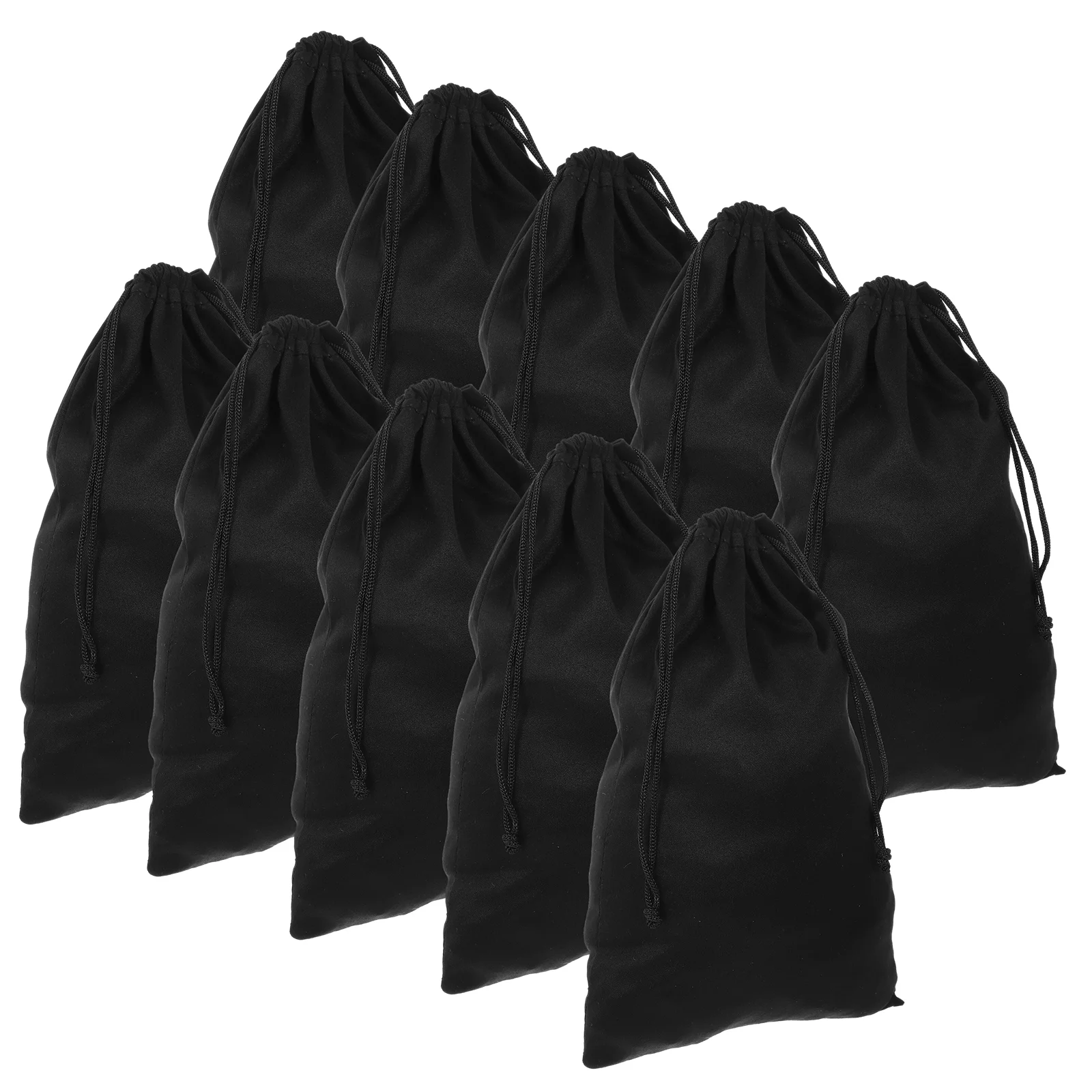 10 pezzi occhiali da sci maschera tascabile con coulisse custodia per occhiali custodia per occhiali occhiali da sole borsa in flanella uomo