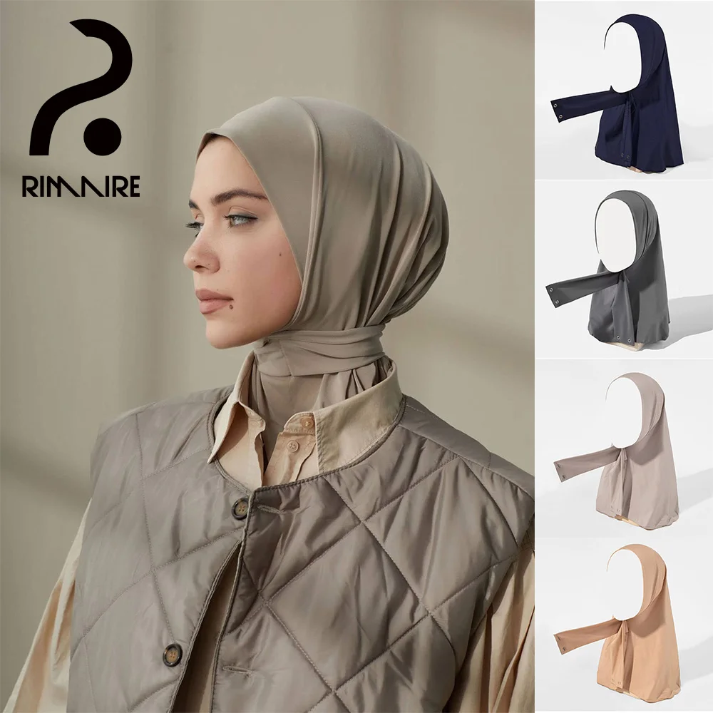 

Women's hijab neck fixed and not easy to slip off Muslim headscarf inner cap, elastic one size fits all Islamic headscarf