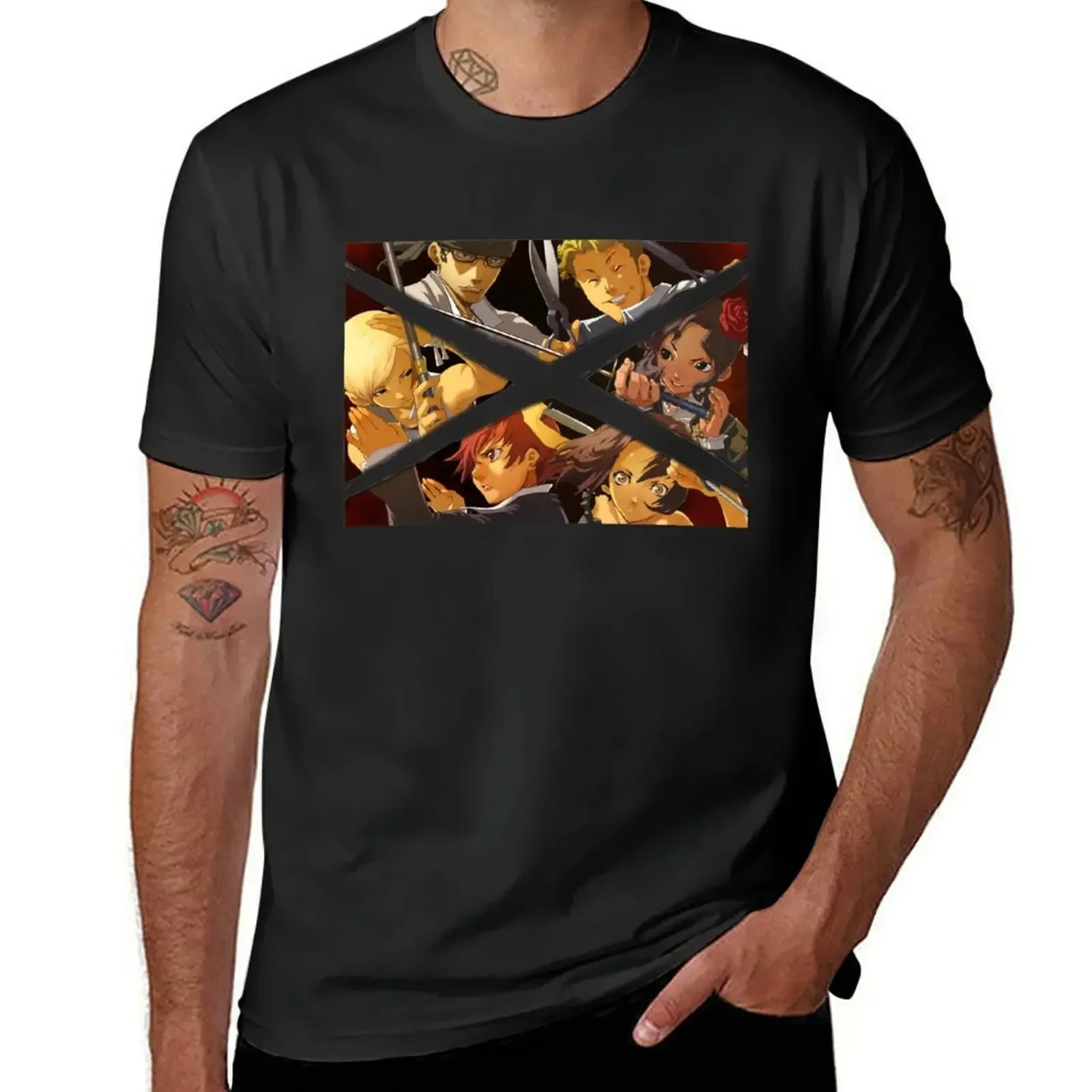 

Baccano ! T-Shirt street wear customs design your own black t-shirts for men