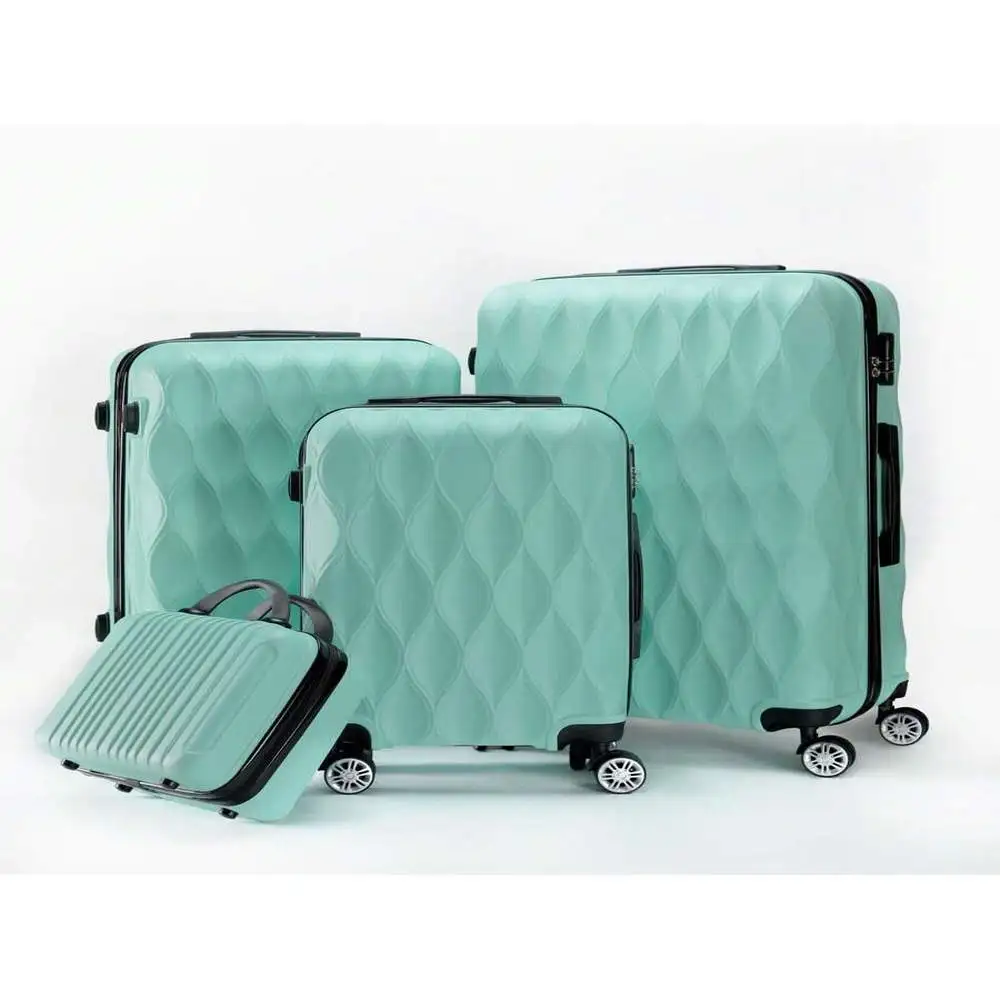 

Набор чемоданов 4-в-1 с твердым корпусом 14, 20, 24, 28 дюймов — для путешествий