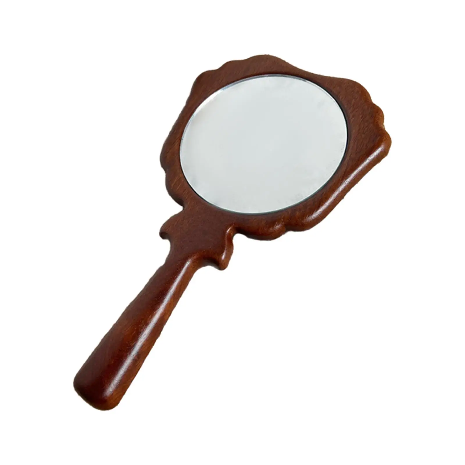 Hand Mirror with Handle Handheld Mirror for Make up Hairdressing Hotels
