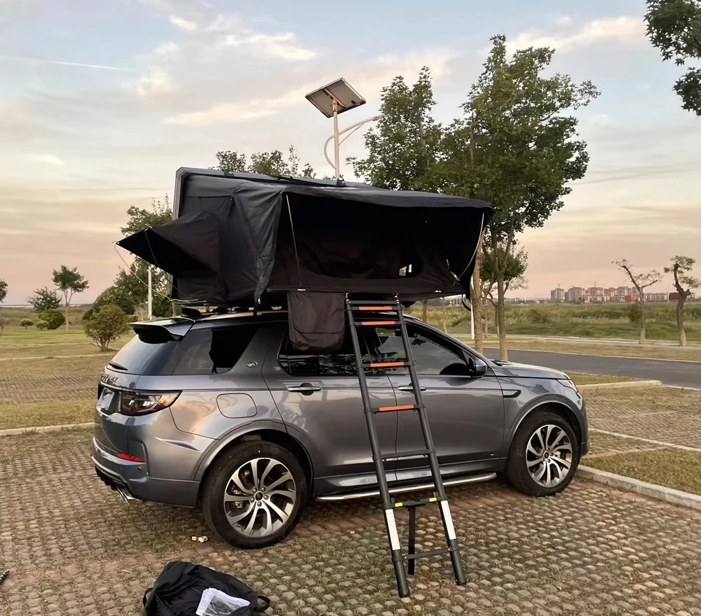 

STLFFactory Directly Supply Aluminium Hard Shell Car Roof Top Tent with Luggage Racks for Sale Waterproof Hard Top Roof Tent