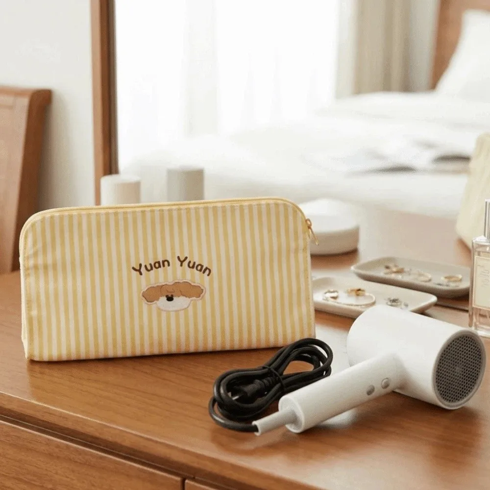 

Magnetic Closure Hair Dryer Storage Bag Dust-proof Large Capacity Hair Styling Case Space Saving Waterproof Cosmetics Bag