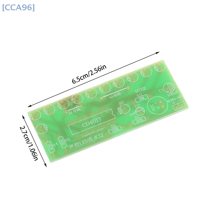 Voice Activated LED Water Light Kit CD4017 Lantern Control Module DIY Electronic Kit Physics Teaching Training Module