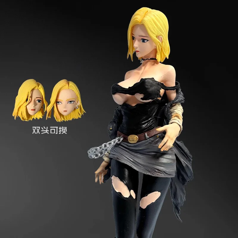

30cm/11.81in Hot Anime Dragon Ball Z Figure Android 18 Action Figure Pvc Statue Collection Decoration Toys Boy Birthday Gifts