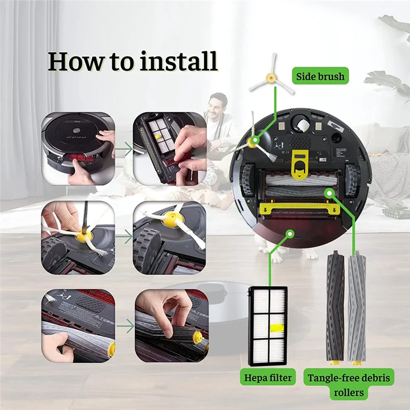 B43C استبدال ل اي روبوت رومبا 800 سلسلة 850 860 861 866 870 880 890 900 سلسلة 960 980 981 985