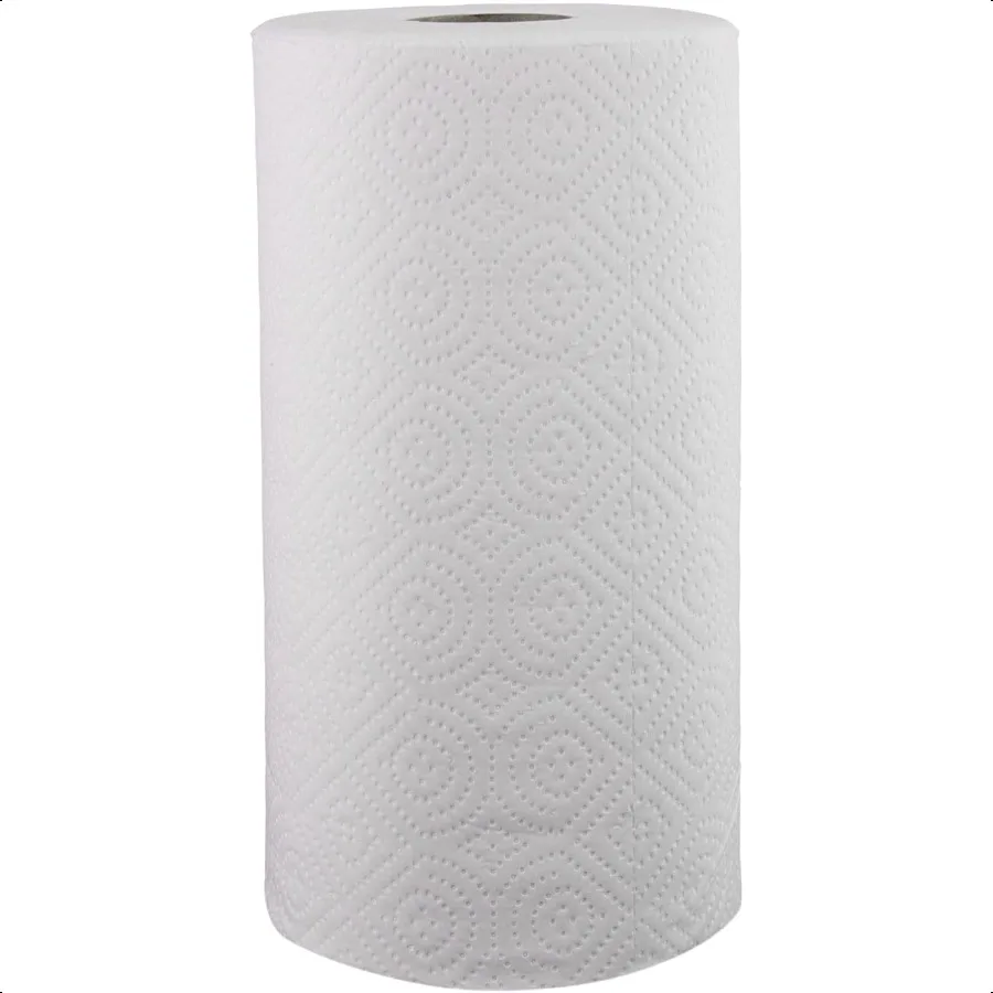 Boardwalk 6273 Rotolo di asciugamani di carta perforato 2 strati Bianco 11 x 8 1 2 250 fogli per rotolo Confezione da 12 rotoli