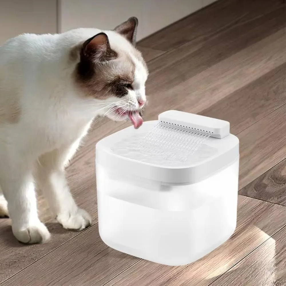 

Pet Supplies Automatic Pet Water Fountain 3L Square Dog Water Dispenser Large Capacity Plastic Cat Water Drinker Home