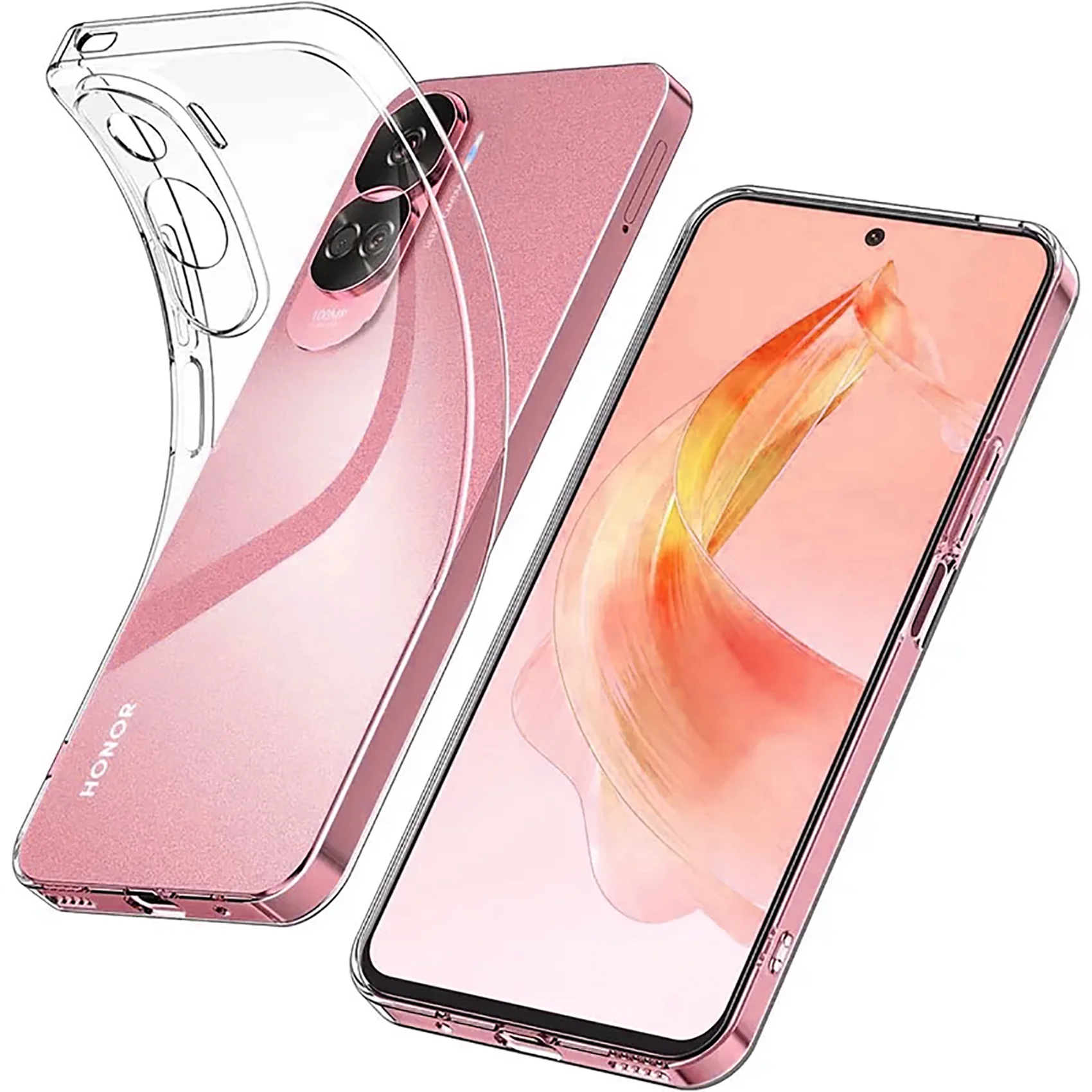 Crystal Silicone Clear Soft Ultra-Thin Case For Huawei Honor 90 70 50 Lite Pro X9B X9A X8 X8A X7A X6 4G 5G TPU Back Cover Coque