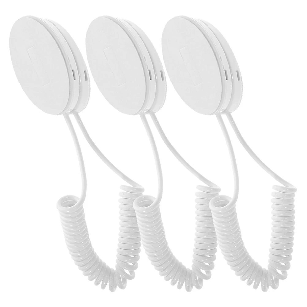 

3Pcs Remote Control Retractable Tether Adhesive Hook Easy Install Anti Lost Remote Control Tether Tablet Hooks