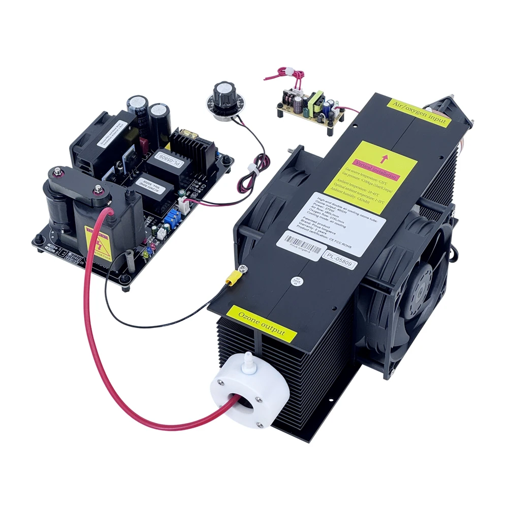 مرت CE FCC ROSH الراقية 40 جرام/ساعة قابل للتعديل مجموعة مولدات الأوزون مزدوج تبريد الهواء الأوزون معقم الهواء معقم المياه