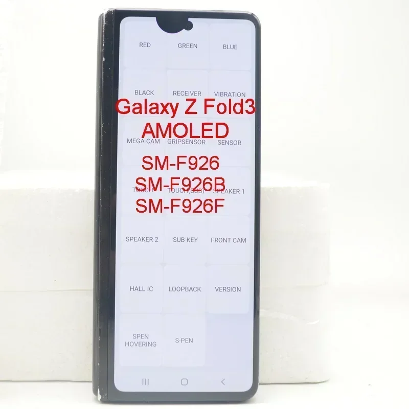 Super AMOLED LCD For Samsung Galaxy Z Fold3 SM-F926 F9260 F926FD Display Touch Screen Digitizer Assembly