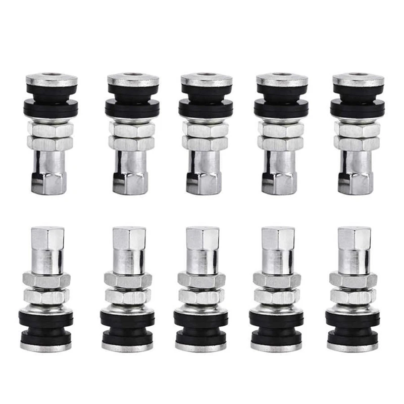 

100 шт. набор стержней клапана шины, металлические стержни клапана колес TR161, пылезащитная крышка для квадроцикла, автомобиля, картинга, лодки, прицепа, мотоцикла