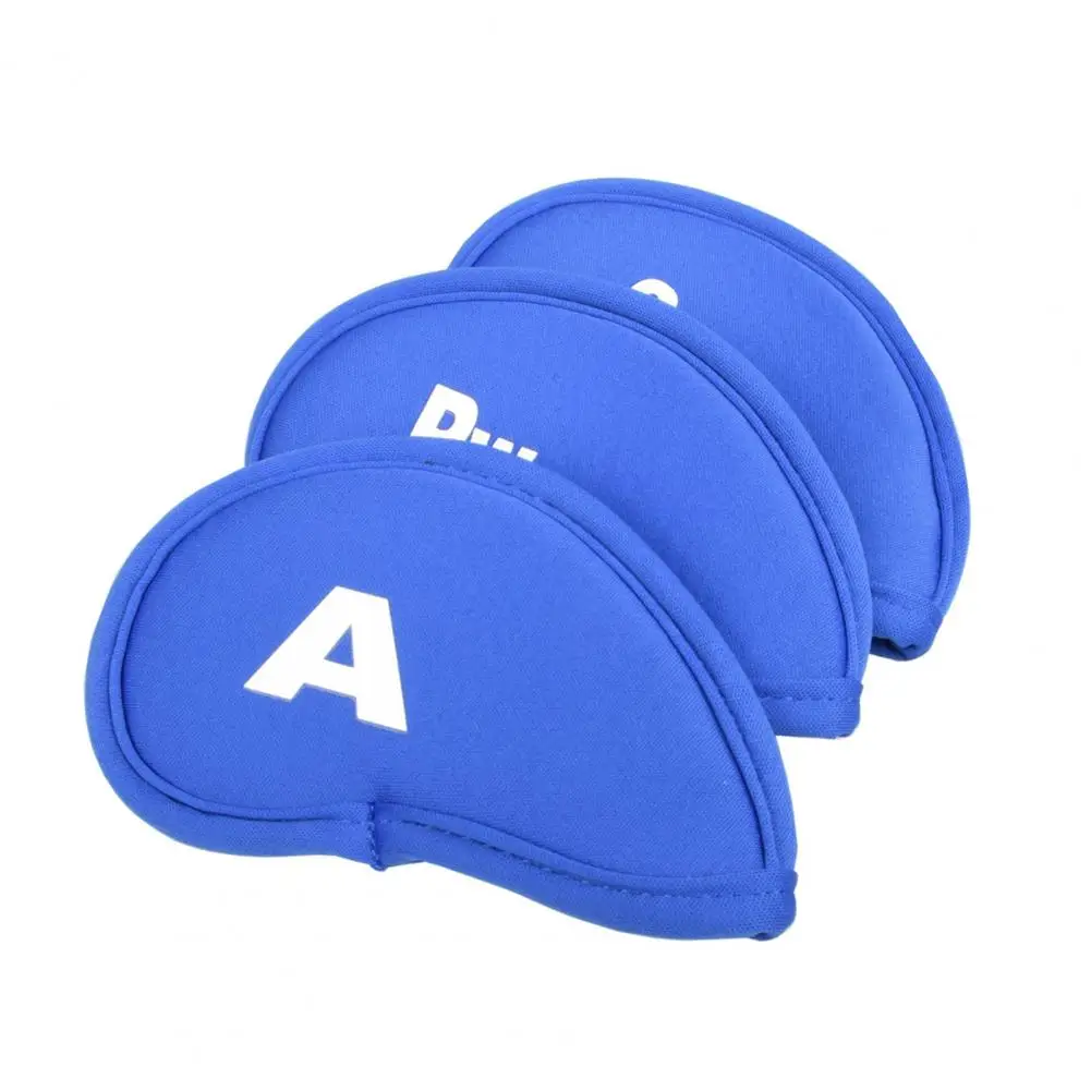 Numbered Golf Club Covers 10pcs Golf Club Headcover Set Driver Iron Putter Protection Covers with Number Durable for Enhanced