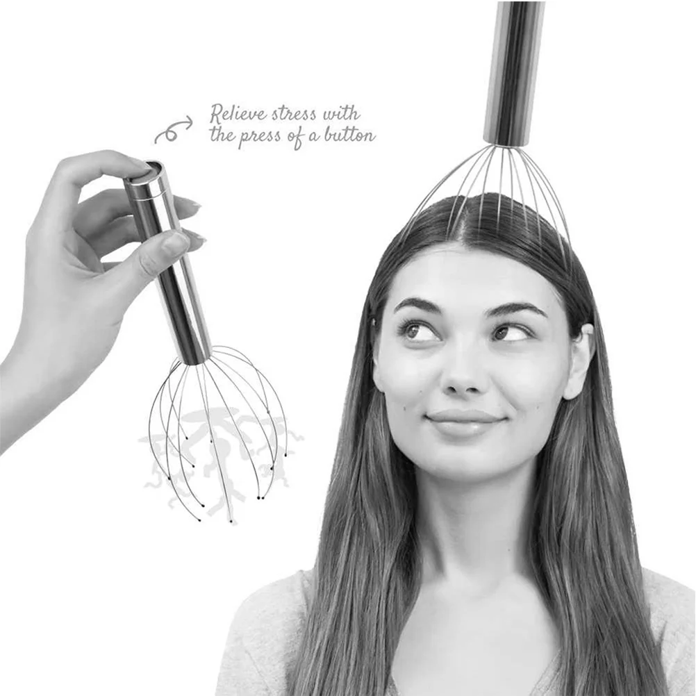 

Head Massager Scalp Scratcher Tool Electric Claws High Quality Metal Durable Promote Circulation Stimulate Follicles Healthy