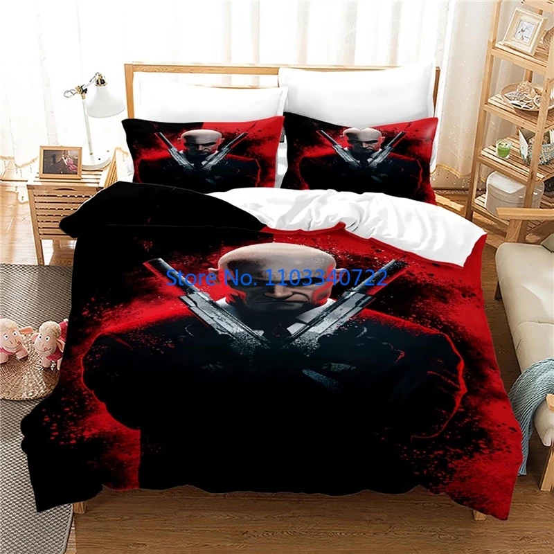 

Hitman Killer 3D Bedding Set Print Duvet Cover Set 3D Print Comforter Cover Bedclothes for Boy Girl Bedding Sets Bedroom Decor