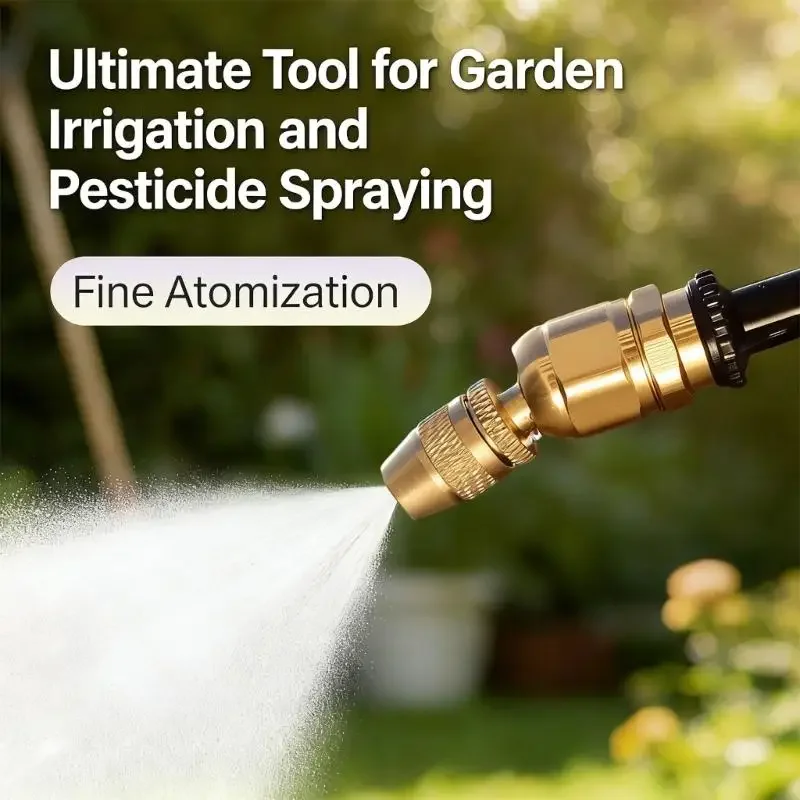 Multipurpose Adjustable Brass Sprayed Nozzle Suitable For Various Outdoor Tasks