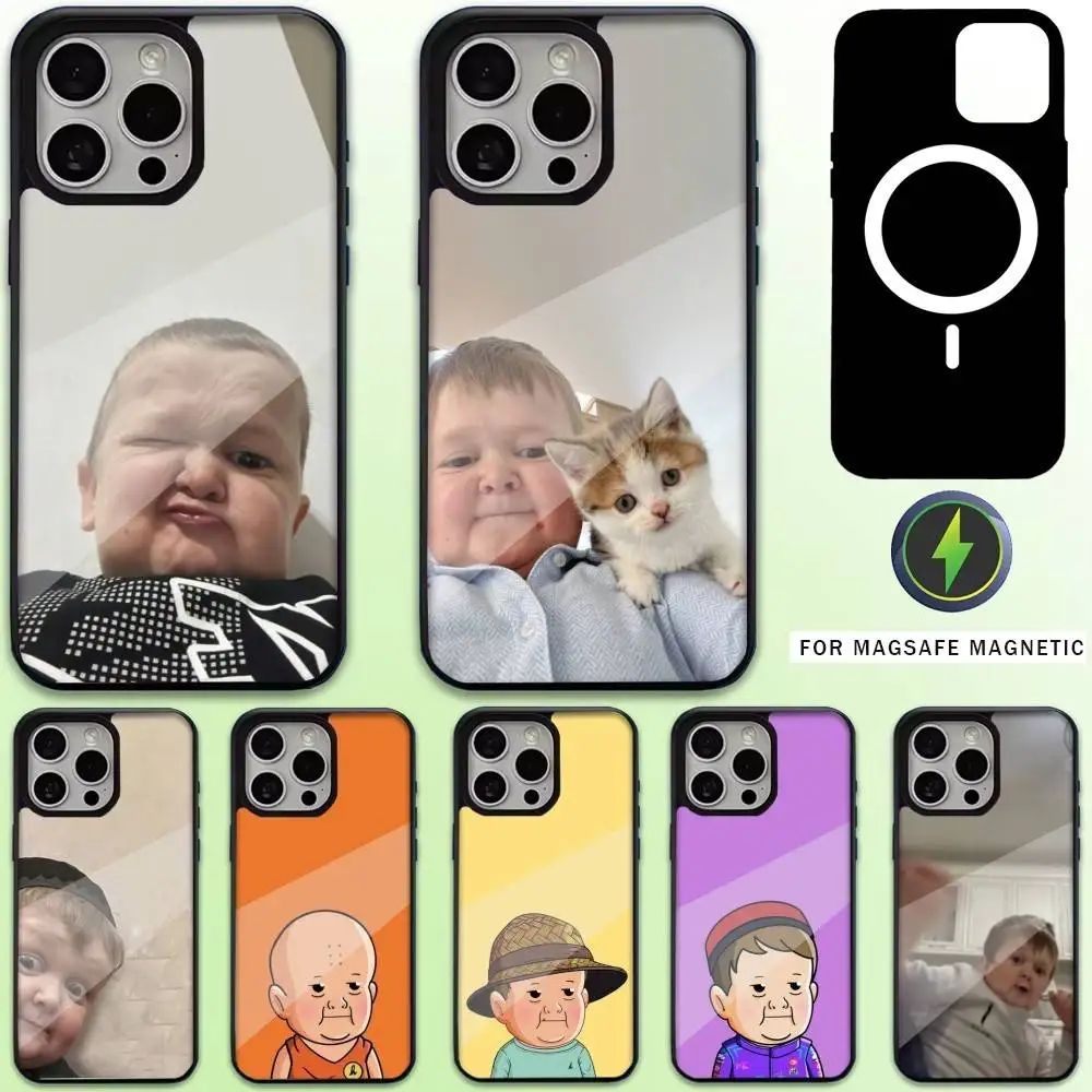 

Funny Babaite Hasbulla Phone Case For iPhone17,16,15,14,13,12,11 Plus,Pro Max Magnetic For Magsafe Wireless Charging