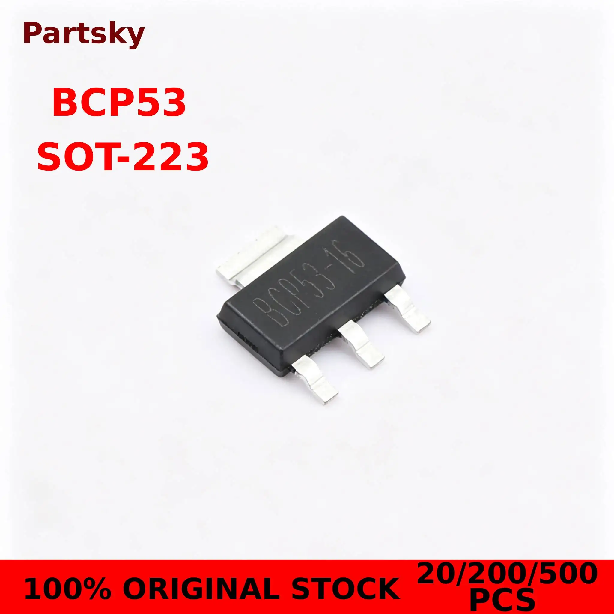 20/200/500PCS NEW BCP53 SOT BCP53 SOT223 BCP53-16 SOT-223 PNP BCP53T1G SMD IN STOCK