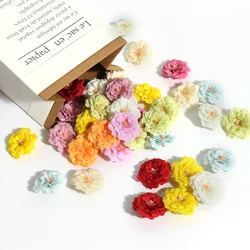10/20Pcs Artificial Flowers Mini Head Silk Fake Flowers For Home Decor Garden Party Wedding Decoration Craft Wreath Accessories