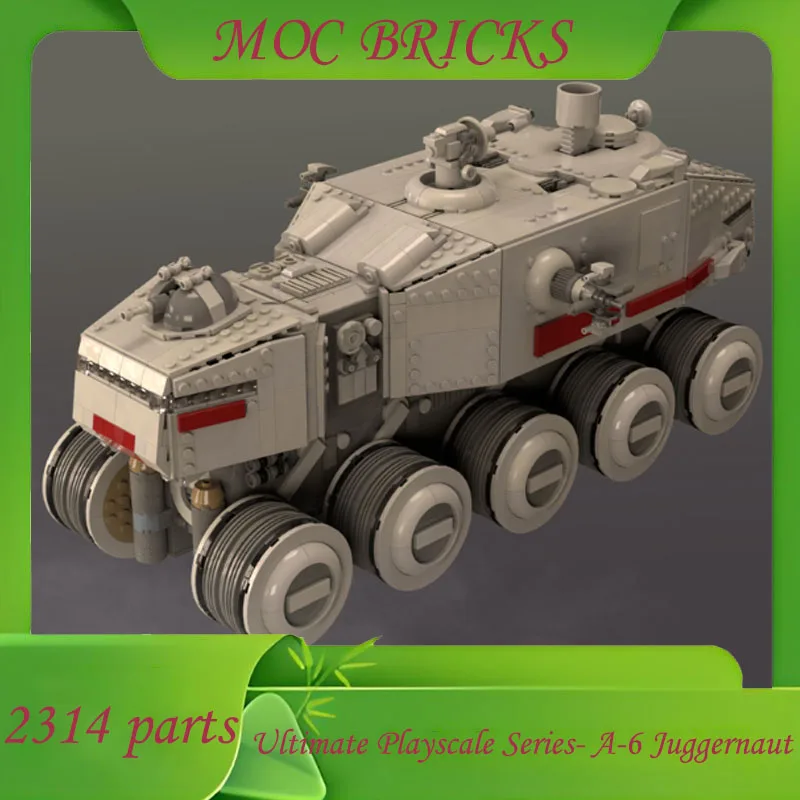 

Новые детали на заказ 2314 Ultimate Series- A-6 Juggernaut Parts Turbo Tank Space War Military MOC DIY SpaceShip Battle Model Gifts