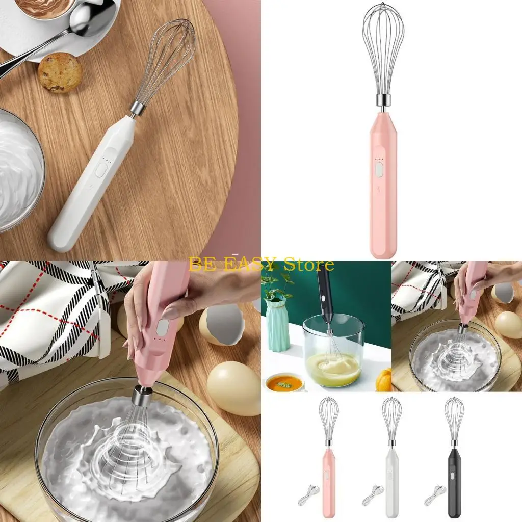 E28F Huevos portátiles batidor alimentos eléctricos Leche desmontable Milk Herramienta cocina