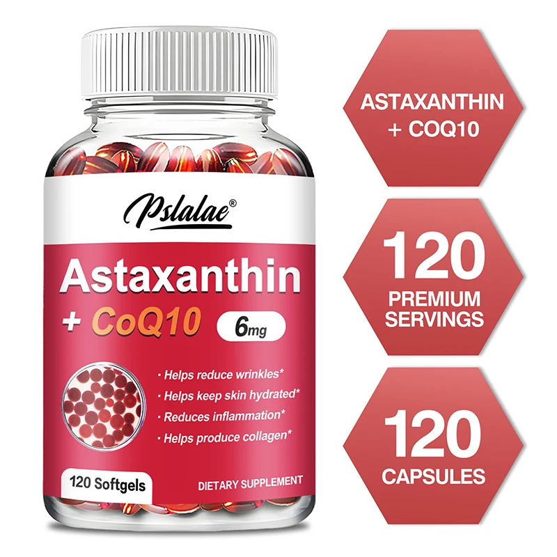 

Капсулы с астаксантином и коэнзимом Q10 - натуральный антиоксидант, улучшающий кровообращение, для здоровья сердца, сосудов, суставов, мозга и сердечно-сосудистой системы.