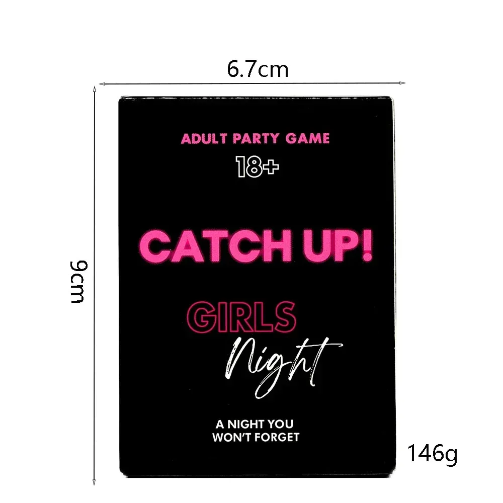 

Catch Up Girls Night Card Game Party Game Spicy Thought Provoking Conversation Starters for Fun Girls Night Party
