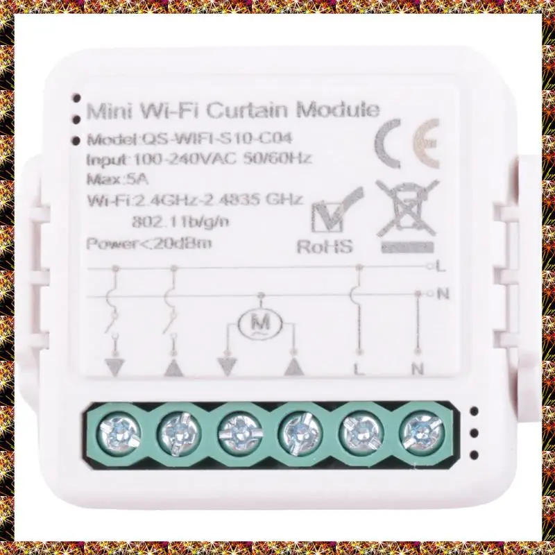 BTCL Tuya Smart Wi-Fi модуль переключателя штор для электродвигателя рольставней Smart Life APP Дистанционное управление Простота установки Простота
