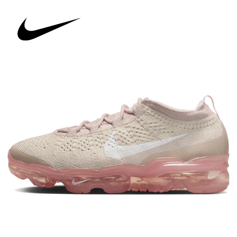 Nike-vapormax 2023 flyknit men woman running shoes breathable comfortable non slip outdoor air max low sports sneakers