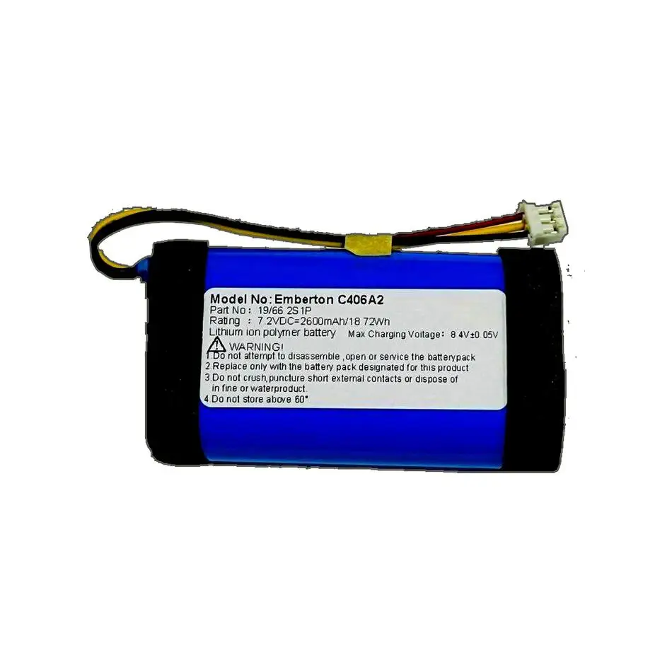 Bateria de substituição EMBERTON C406A2 para alto-falante portátil Marshall Emberton