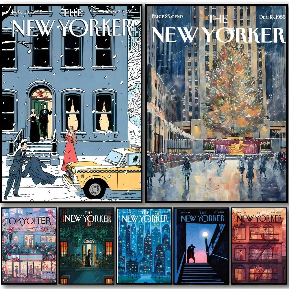 Pintura de Diamantes Estilo Póster Retro de Nueva York para Decoración de Paredes de Hogar, Dormitorio o Bar, Arte en Lienzo 5D DIY con Taladro Completo