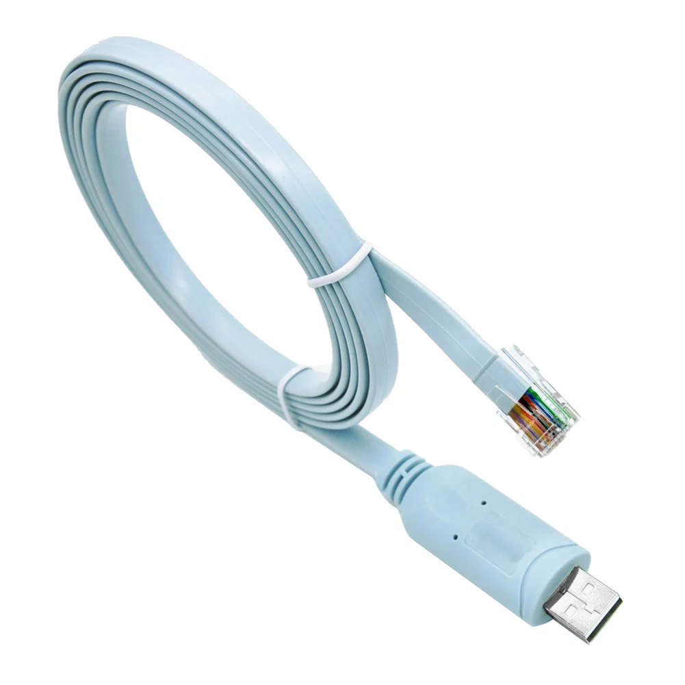 Консольный кабель USB RJ45, 6 футов, FTDI, Windows 8, 7, Vista, MAC, Linux RS232