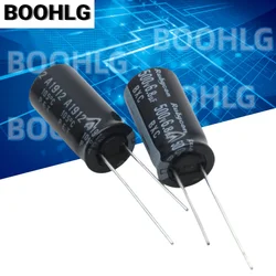 10PCS 6.8UF 500V ​​electrolytic capacitor 500V 6.8UF 10X20 BXC high frequency low resistance