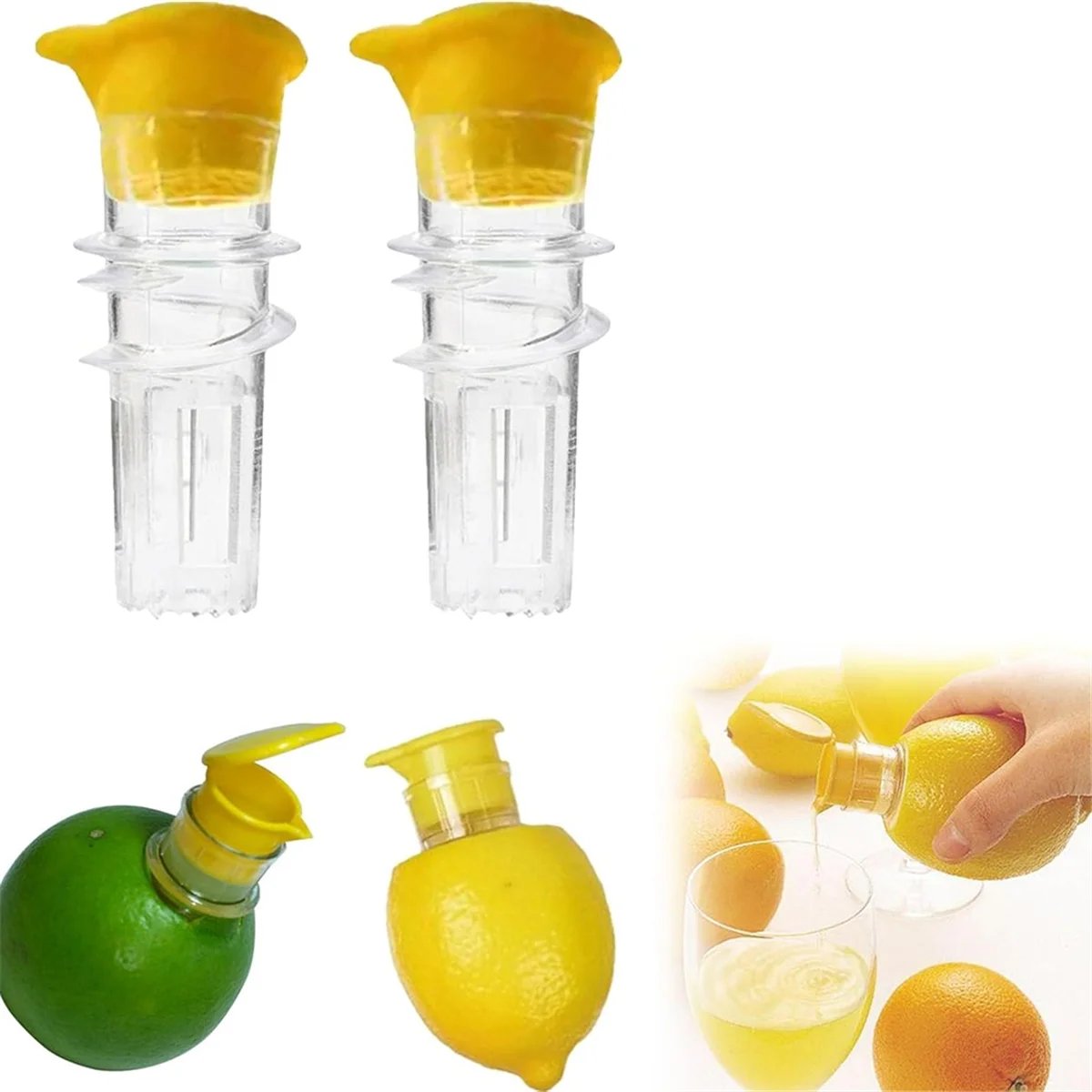 Lemon Mini Squeezer, Screw Top Lemon Juicer, Lemon Squeezer Manual Plastic, Lemon Juicer, Juicer Compact Juice