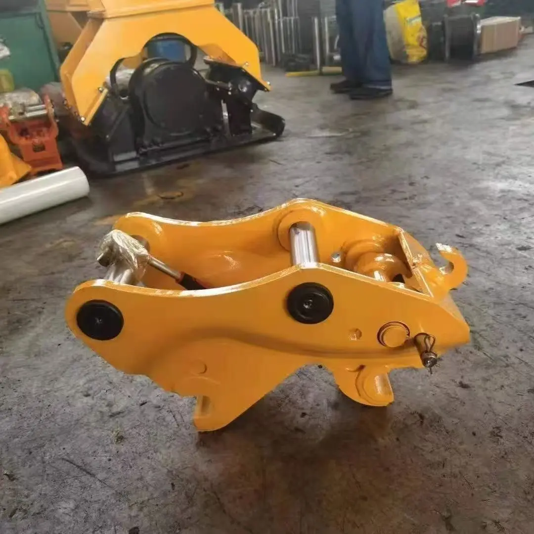 1.5-40 Ton Excavator Quick Attach Coupler, One-Piece Cast Hydraulic Quick Hitch With Dual Safety Lock For Construction Machinery