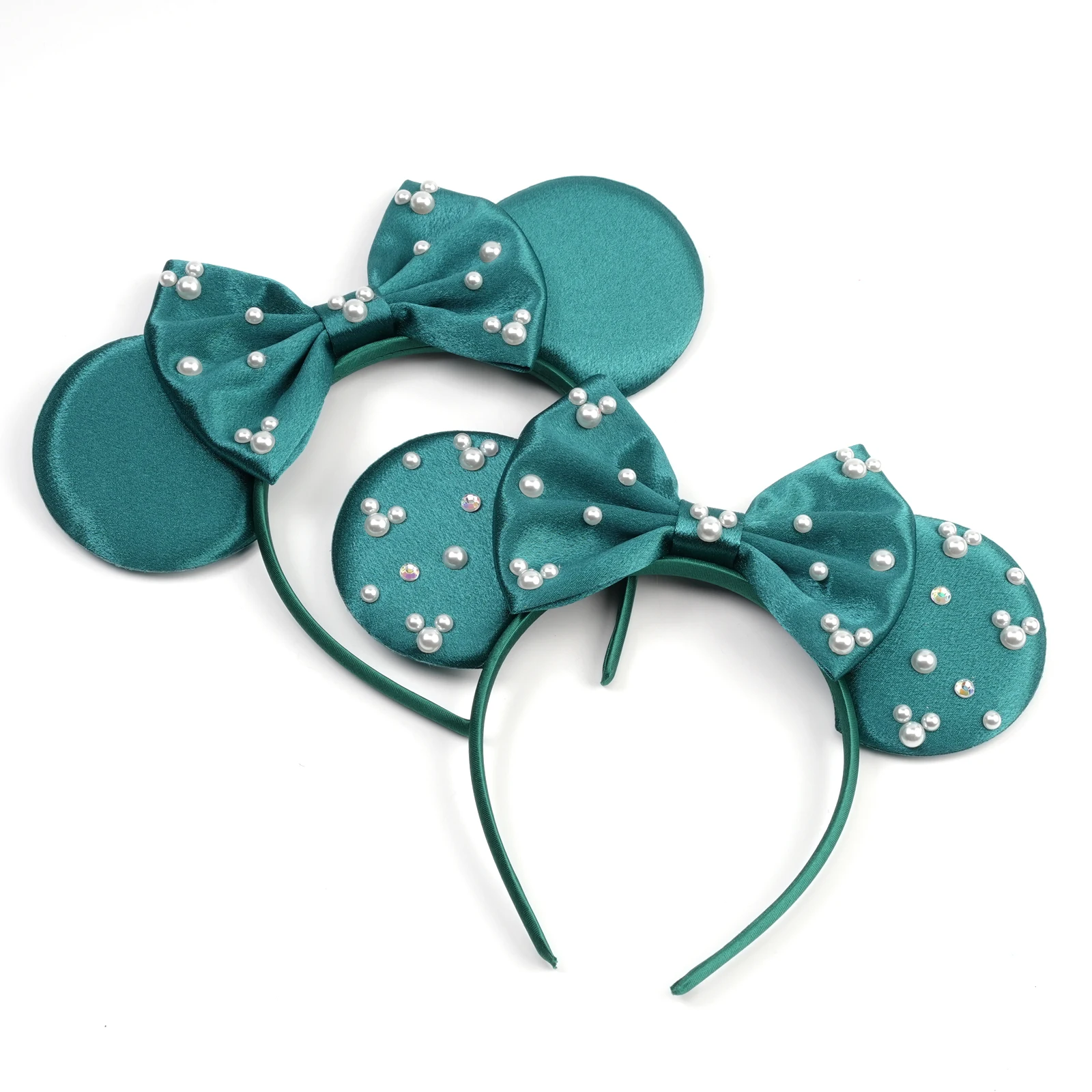 

Disney Cute Women's Hairband Satin Mickey Minnie Hair Hoops Theme Parks party Festivals Wear Perfect Gifts Girl Hair Accessories