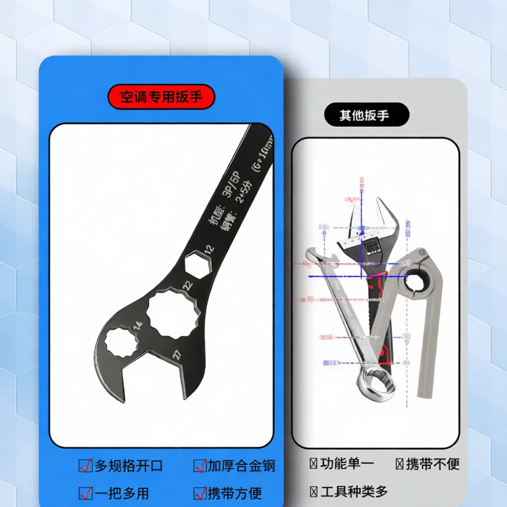 Heavy Equipment Service - For Mekela Air Conditioner Service Wrench