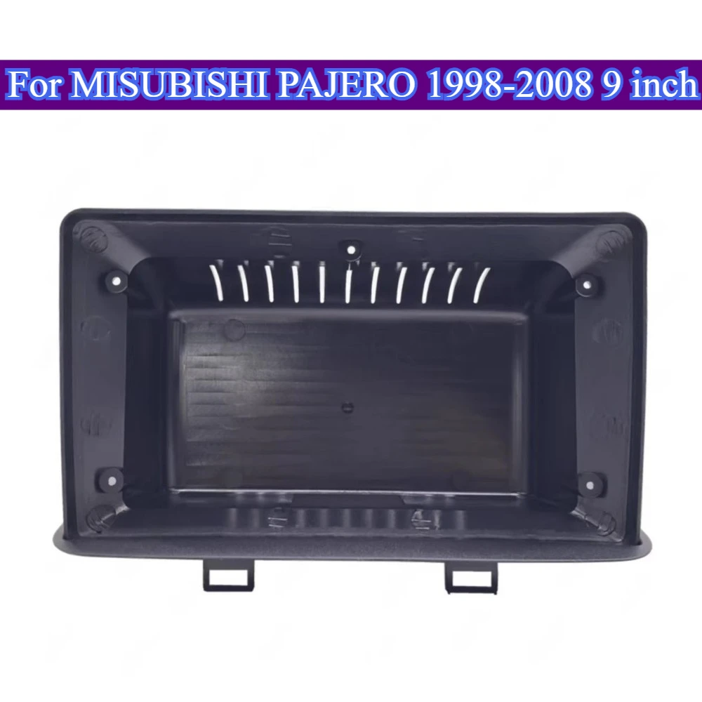 

For MISUBISHI PAJERO 1998-2008 9 inch Double Din Radio Fascia Dashboard Kit Installation Refitting Trim Frame Panel Player Bezel