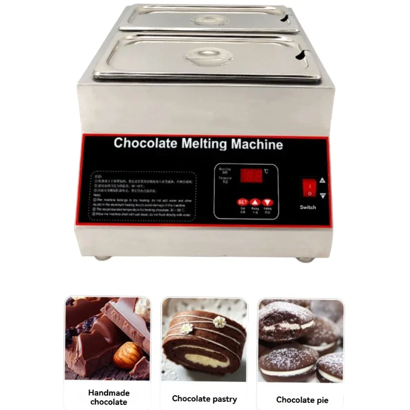 Electric Hot Chocolate Heater Melter Air Hot-air Circulation Heating Furnace 1 2 4 Basin